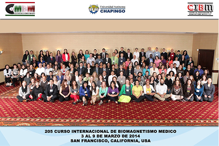 Group photograph at the 205th International Course of Medical Biomagnetism — 3 to 9 March 2014 — San Francisco, California, USA